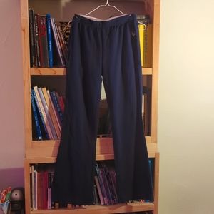 Justice size 16 girl's navy blue sport pants with stretch waist